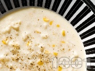 Крем супа от целина и царевица